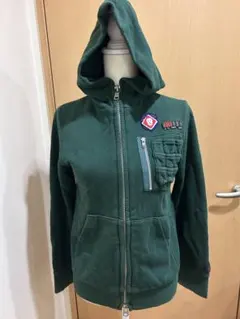 ⭐️スナオクワハラグリーンパーカー極美品⭐️のサムネイル