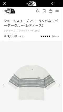 THE NORTH FACE ショートスリーブフリーパネルボーダークルー