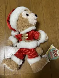 ディズニー クリスマス ダッフィー サンタ服 ぬいぐるみポーチ 約30cm