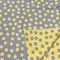 ニット生地　マフォン　ドット