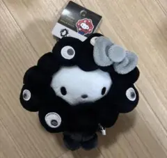 サンリオ　黒　ミャクミャク　ハローキティー　ぬいぐるみ ハローキティ サンリオ 大阪・関西万博 ミャクミャクなりきり