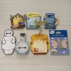 東京ディズニーランド シー リゾート メモ帳 付箋セット ベイマックス プーさん