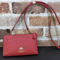 サマンサタバサ プチチョイス ショルダー ウォレット 赤 財布 バッグ