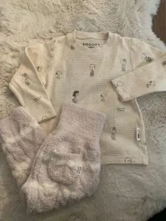 ジェラピケ　SNOOPY ベビーパジャマセット 80-90㎝