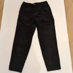 黒 コーデュロイ カジュアルパンツ