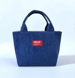 B24・ハンドメイドミニトートバッグ★デニム