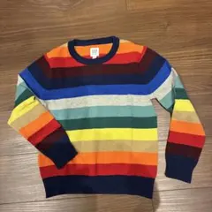 GAP KIDS マルチカラー ストライプ セーター L