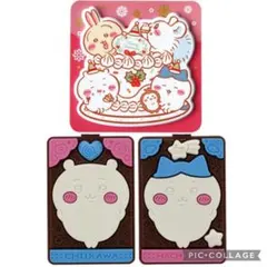 ちいかわ　ぷっくりシール　キャラパキラバマス　セブンイレブン限定クリスマスケーキ