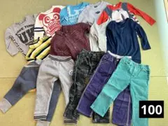 【まとめ売り⠀】100サイズ秋冬着替えセット