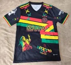 アヤックス　サードレプリカユニフォーム　ボブマーリー　UEFAスターボールバッジ アヤックス サードレプリカユニフォーム ボブマーリー UEFA