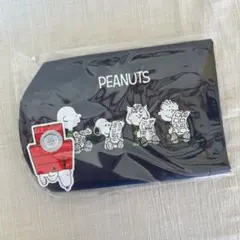 スヌーピー 保温・保冷ボトルホルダー グレー ペットボトルカバー ネイビー