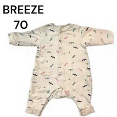 BREEZE ブリーズ キャンディ柄 ロンパース 70
