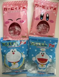 新品未開封　限定パインアメ　ドラえもん アメ、カービーアメ4つセット