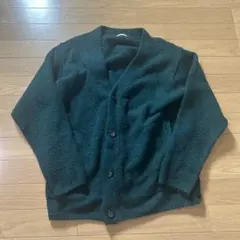GU カーディガン ダークグリーン