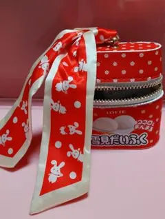 雪見だいふく　スカーフ付きチャームポーチ ロッテ LOTTE (タグ無し)