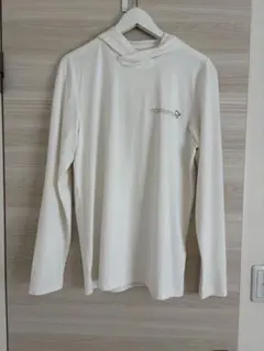 NORRØNA フード付き長袖Tシャツ ホワイト