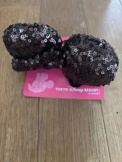 【ミニー耳風カチューシャピン】スパンコール