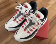 NIKE エアマックス95 梅ブロッサム 白 グレー 24.5cm
