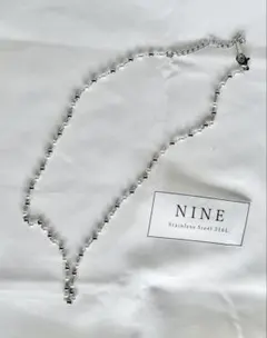 ステンレスネックレス　パールネックレス