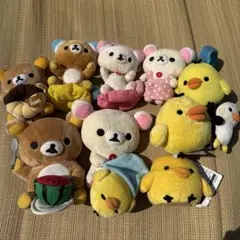 リラックマ ぬいぐるみ9点まとめ売り