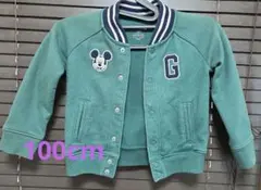 GAP キッズ スタジャン グリーン 100cm