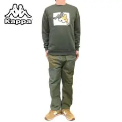 新品 Ｌ Kappa カッパ オミニ ボックスロゴ 裏起毛フリース スウェット