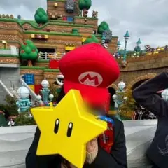 USJスーパーマリオ帽子★ポップコーンバケツセット