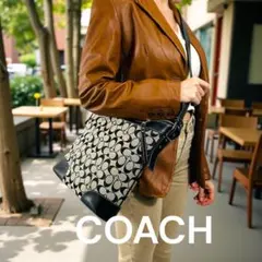 COACH コーチ　シグネチャー　ショルダーバッグ ユニセックス　6346