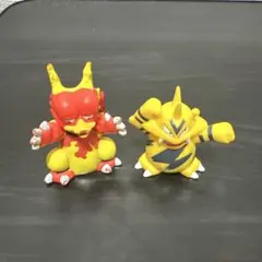 ポケモンキッズ 指人形 ソフビ エレキブル ブーバーン - メルカリ