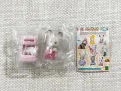 『ショコラウサギの小さい赤ちゃんとロールケーキのくるま・耳パーツ』