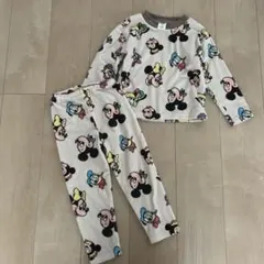 美品!レトロミッキー総柄パジャマ100