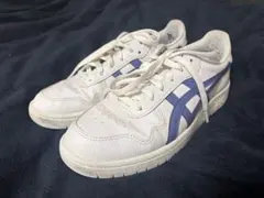 ASICS JAPAN S アシックス ジャパンS 25.0cm 白×青 中古