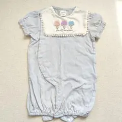 バースデイ　futafuta　水色　ツーウェイオール　アイスクリーム　50-70