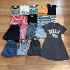 女の子　夏物トップス、ボトムス　110センチ