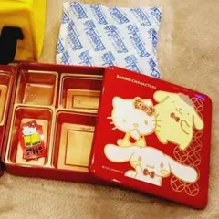 キティ♪キティズファミリー♪サンリオ♪新品未使用重箱♪二段お重♪③♪箱なし キティ♪キティズファミリー♪サンリオ♪新品未使用重箱♪二段お重