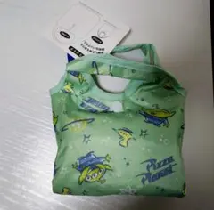 トイストーリー　リトルグリーンメン　エコバッグ（収納できるミニバッグ付き）