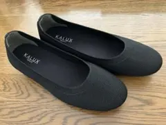 KALUX femini フラットシューズ ブラック 23.5cm EEEのサムネイル