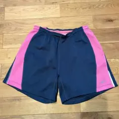 NIKE トレーニングショーツ ネイビー×ピンク size:L