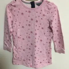 TOMMY HILFIGER ピンク星柄Tシャツ 122