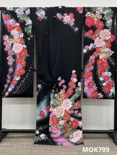 5k133 振袖　正絹　総絞　仮絵羽　仮縫　未仕立て　橙色　白　花柄　和装　着物 楽天市場】【翠山工房・桐屋 辻が花 振袖 仕立て付き】絞り 友禅
