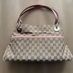 グッチ トートバッグ GGキャンバス ピンク GUCCIのサムネイル
