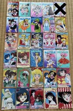 【希少・当時物】セーラームーンカード ①30枚セット　まとめ売り