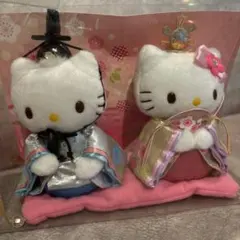 ハローキティ ひな祭り ぬいぐるみ2体セット