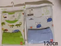 【新品】UNIQLO レオレオニ・スヌーピーパジャマ上下セット 120