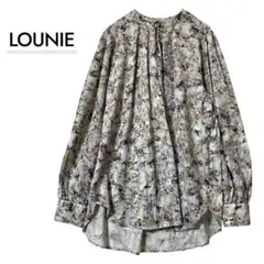 LOUNIE ルーニィ 水彩風 ニュアンスフラワー ブラウス 花柄 総柄 38のサムネイル