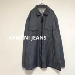 アルマーニジーンズ　90S イタリア製　ジップアップシャツジャケットのサムネイル