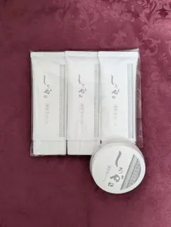 長寿の里 然よかせっけん(チューブタイプ)医薬部外品4本 専用ネット×4