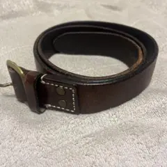 c*y様 ブラウンレザー ベルト RUGBY R.L.&Co ラルフローレン