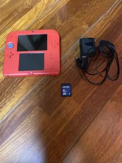 ニンテンドー2DS 赤 本体 充電器付き