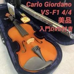 【美品】カルロ・ジョルダーノ VS-F1 4/4 バイオリン 入門DVD付きのサムネイル